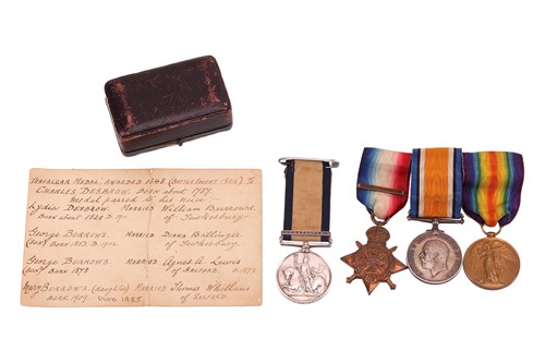 Lot 198 - A Naval General Service Medal 1793-1840, with...