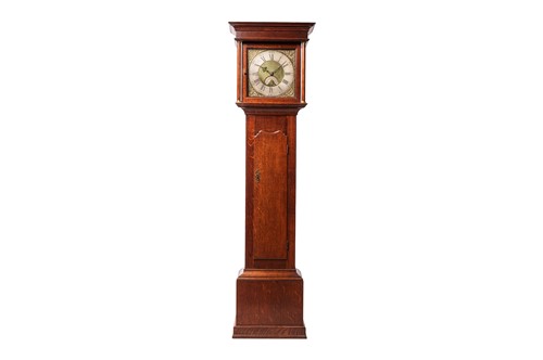 Lot 26 - A George III oak 30-hour longcase clock,...