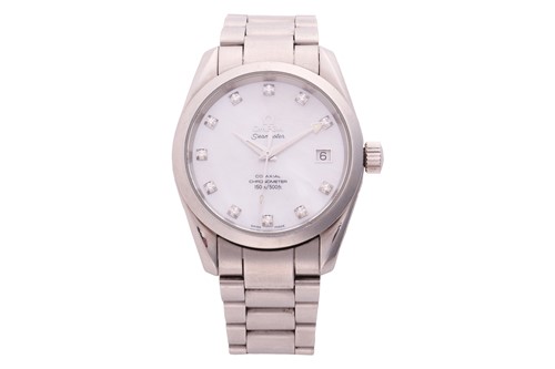 Lot 216 - Omega – A Seamaster Aqua Terra Wristwatch...