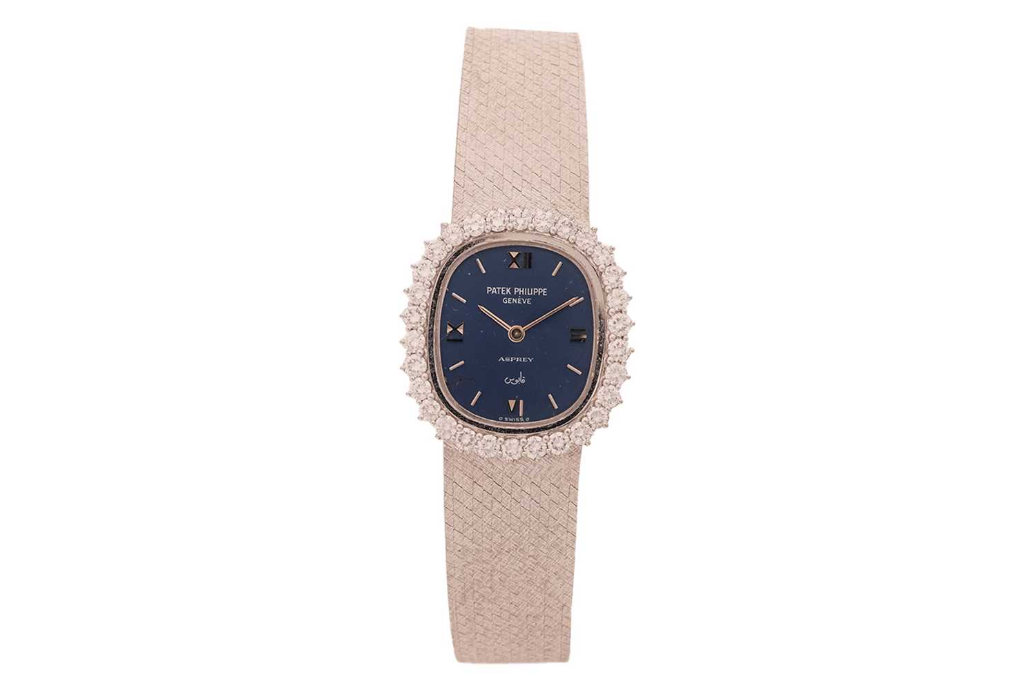 Lot 184 - Patek Philippe x Asprey – A Diamond-Set Dress...