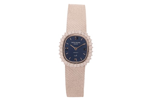 Lot 184 - Patek Philippe x Asprey – A Diamond-Set Dress...