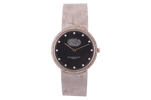 Lot 187 - Audemars Piguet – A Diamond-Set Dress Watch...