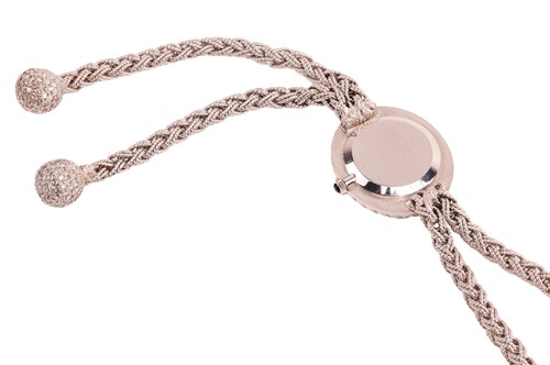 Lot 178 - DeLaneau - a diamond-set watch pendant...