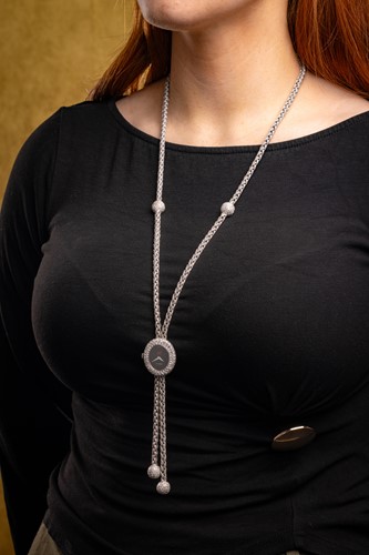 Lot 178 - DeLaneau - a diamond-set watch pendant...