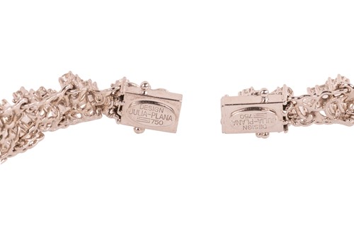 Lot 180 - Augustin Julia-Plana - a diamond and emerald...