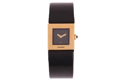 Lot 188 - Chanel – A Matelassé Wristwatch Serial:...