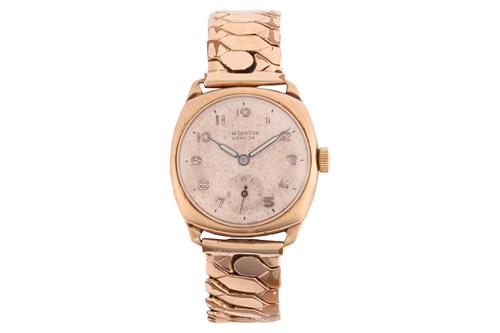 Lot 45 - J W Benson - A 9ct Wristwatch Reference: 12100...