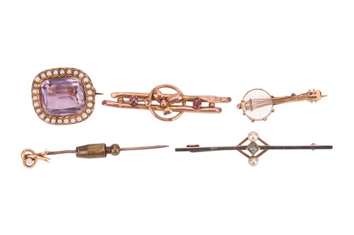 Lot 22 - A collection of five Victorian and Edwardian...