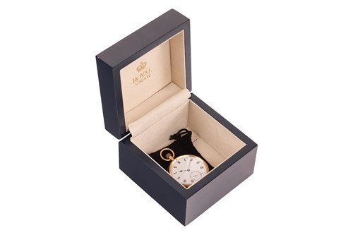 Lot 304 - G. E. Frodsham & Co – An 18ct Gold Open Face...