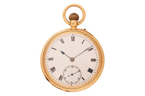 Lot 304 - G. E. Frodsham & Co – An 18ct Gold Open Face...
