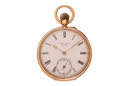 Lot 303 - S. Smith & Son, London – An 18ct Gold Open...