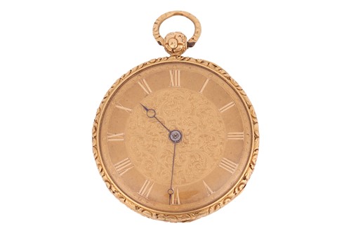 Lot 302 - M.L. Lawrence & Co, London – An 18ct Gold Open...