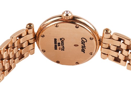 Lot 278 - Cartier – A Panthere Vendome 18ct Gold Diamond-...