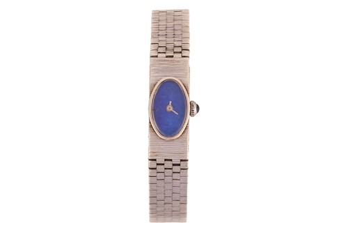 Lot 264 - A 9ct White Gold Dress Watch Year: Hallmarked...