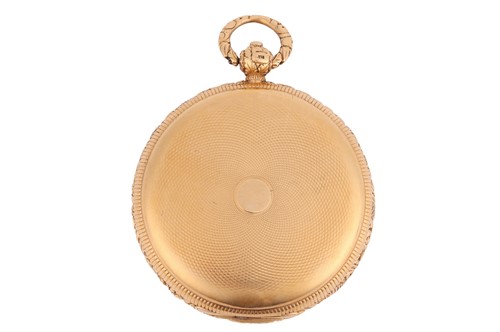 Lot 301 - An 18ct Gold Open Face Pocket Watch Year:...