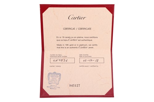 Lot 258 - Cartier - A diamond-set Double C de Cartier...