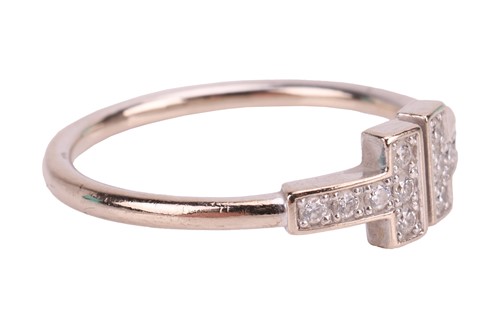 Lot 242 - Tiffany & Co. - A T Wire diamond-set ring, the...