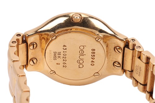 Lot 277 - Ebel – An ‘18K' Gem-Set Beluga Dress Watch...