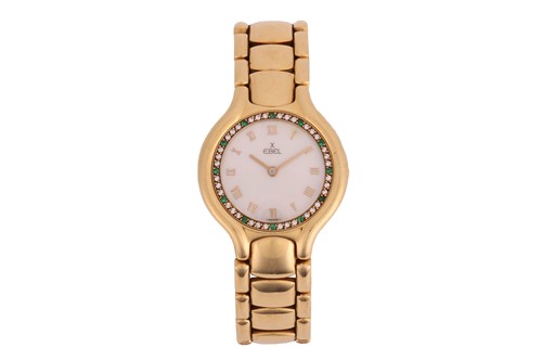 Lot 277 - Ebel – An ‘18K' Gem-Set Beluga Dress Watch...