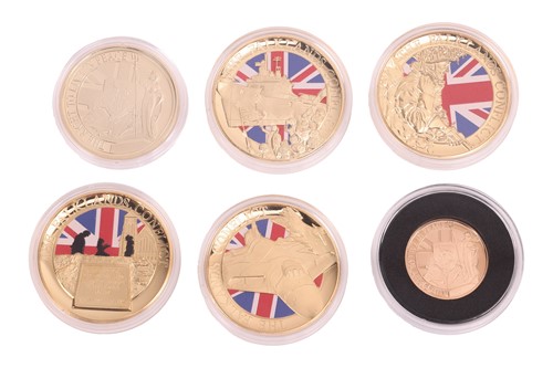 Lot 213 - A Falklands 40th Anniversary Proof Sovereign,...