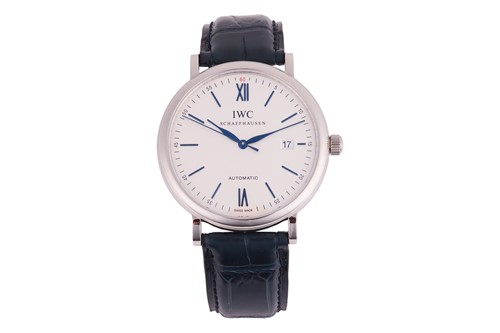 Lot 280 - IWC Schaffhausen – A Portofino Wristwatch...