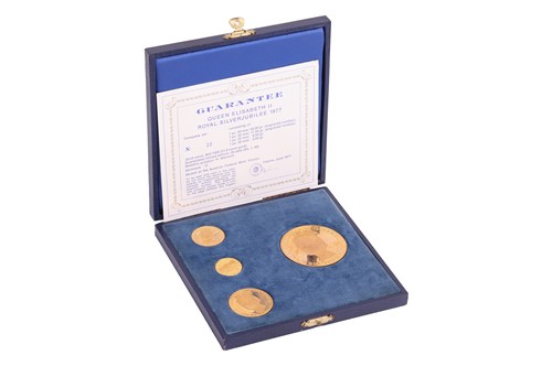 Lot 312 - A cased set of Queen Elizabeth II Royal Silver...