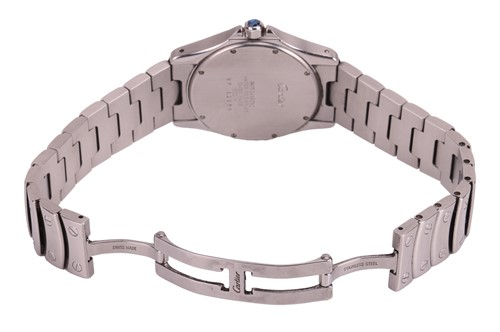 Lot 320 - Cartier – A Santos Ronde Wristwatch Reference:...