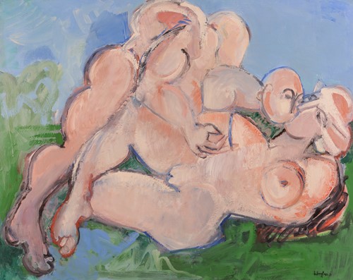 Lot 156 - Bernard Dreyfuss (French b.1941) Doux Baisers...