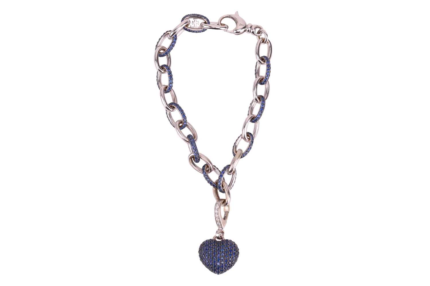 Lot 228 - Theo Fennell - An ‘Art’ charm bracelet in 18ct...