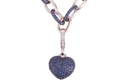 Lot 228 - Theo Fennell - An ‘Art’ charm bracelet in 18ct...