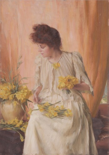 Lot 74 - Reginald Machell (British 1854-1927) Arranging...