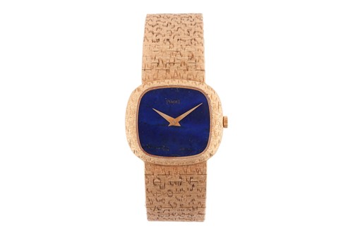 Lot 315 - Piaget – A Lapis Lazuli Dress Watch Reference:...