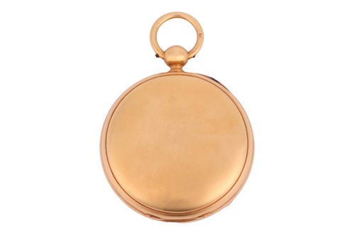 Lot 356 - Grimalde & Johnson – An 18ct Gold Open Face...