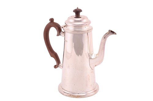 Lot 404 - A silver coffee pot, by Atkin Brothers,...