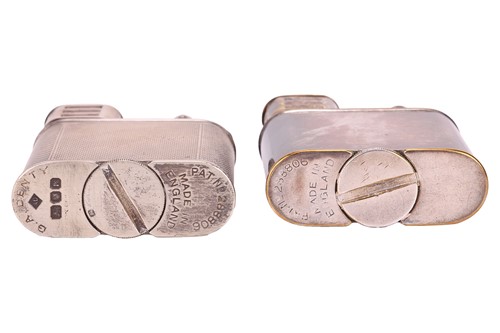 Lot 206 - Two Dunhill lighters, one with London...