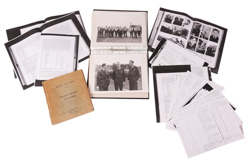 Lot 185 - A World War II DFC medal group awarded to...