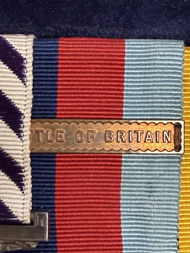 Lot 185 - A World War II DFC medal group awarded to...