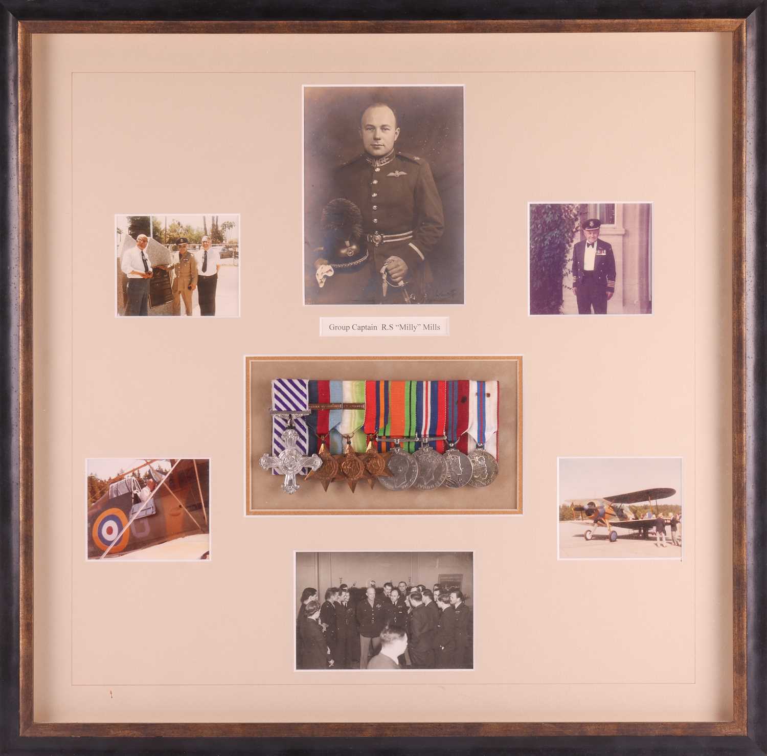 Lot 186 - A World War II DFC medal group awarded to...