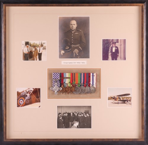 Lot 186 - A World War II DFC medal group awarded to...