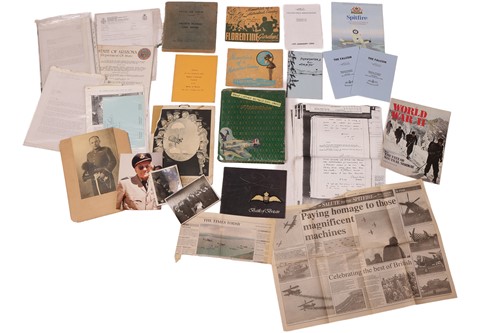Lot 186 - A World War II DFC medal group awarded to...
