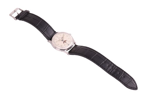 Lot 335 - Omega - Moonphase Bezel: Smooth Case Material:...