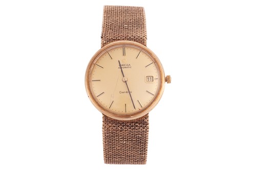 Lot 318 - Omega – 9ct Gold Geneve Automatic Reference:...