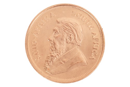Lot 250 - A South African 1oz gold Krugerrand, dated 1974.