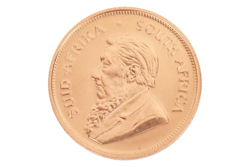 Lot 243 - A South African 1oz gold Krugerrand, dated 1974.