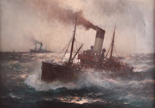 Lot 67 - Franz Müller-Gossen (German,1871 - 1946)...