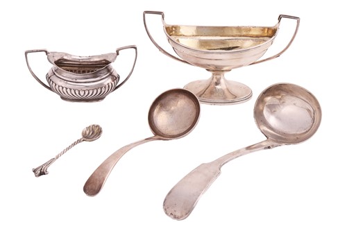 Lot 297 - A George III silver two-handled salt, London...