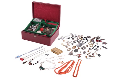 Lot 146 - A large group of costume jewellery, to include...