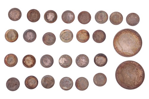 Lot 275 - A group of Maundy Money pennies, to include,...
