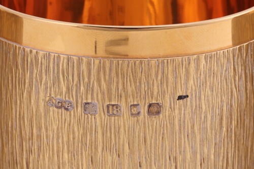 Lot 261 - Gerald Benney - three 18ct gold goblets and...