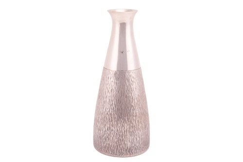 Lot 263 - Gerald Benney - A silver decanter, of tapering...
